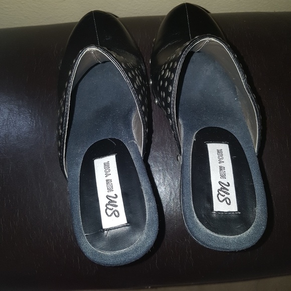 Black studded mule Boots - Picture 3 of 5